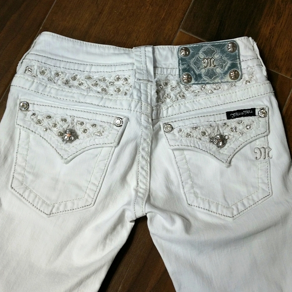 Miss Me size 24 white capri - Picture 1 of 8